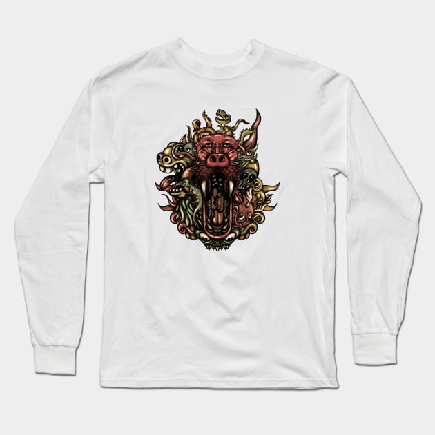 Creatures Long Sleeve T-Shirt by fakeface
